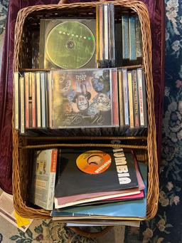 45s, CDs, cassette tapes