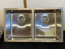 stainless steel double sink new