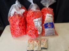6 bags of 12 gauge Replacement Wad and 3 bags of 50 cal wads