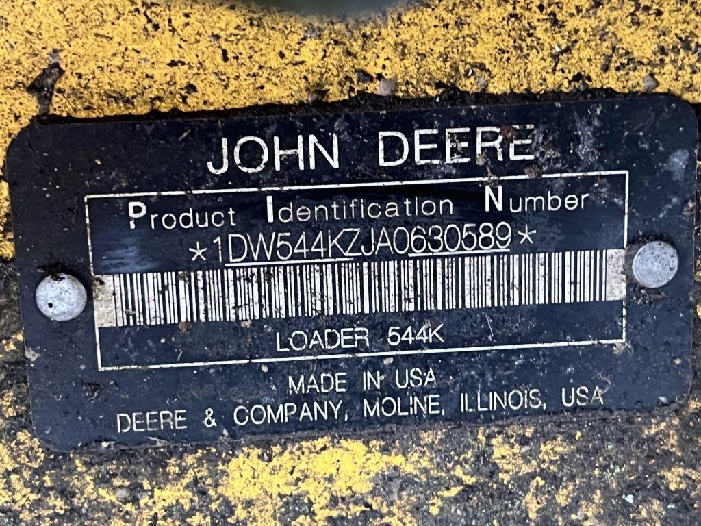 2010 John Deere 544K Wheel Loader