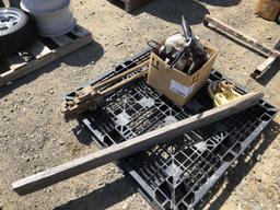 Pallet of Misc Tools Including Pipe Bender/Cutter,