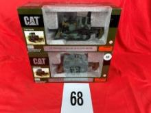(2) Cat Military Track Tractors