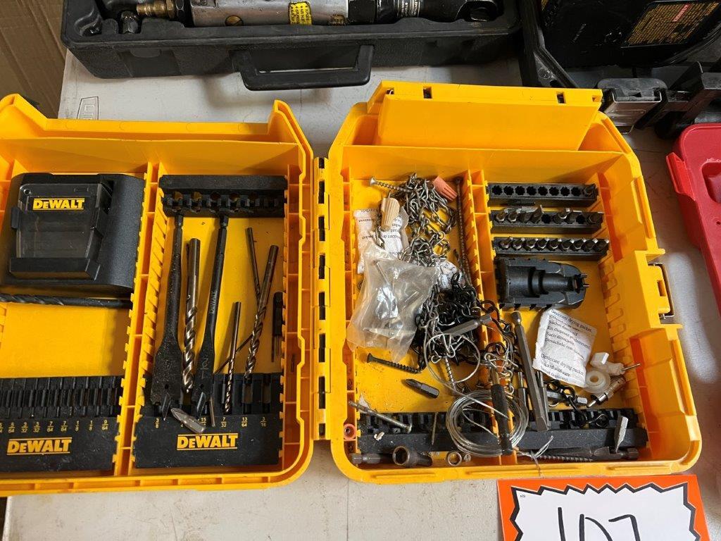 DeWalt Battery Pack Drill and Sander in hard case