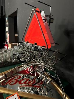 Bass Est 1777 Lighted Sign, Mirror, and Pull