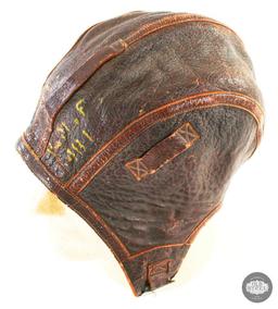 WWII Leather Pilot Helmet