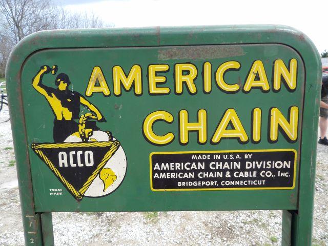 American Chain ACCO Display Rack