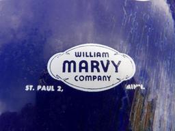 Barber Shop Curved Enamel Sign William Marvy Company