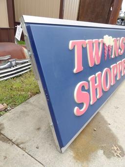 Twins Shoppe Ice Cream Sign
