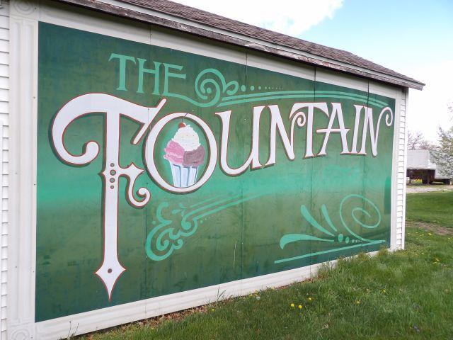Soad Fountain Painted Sign