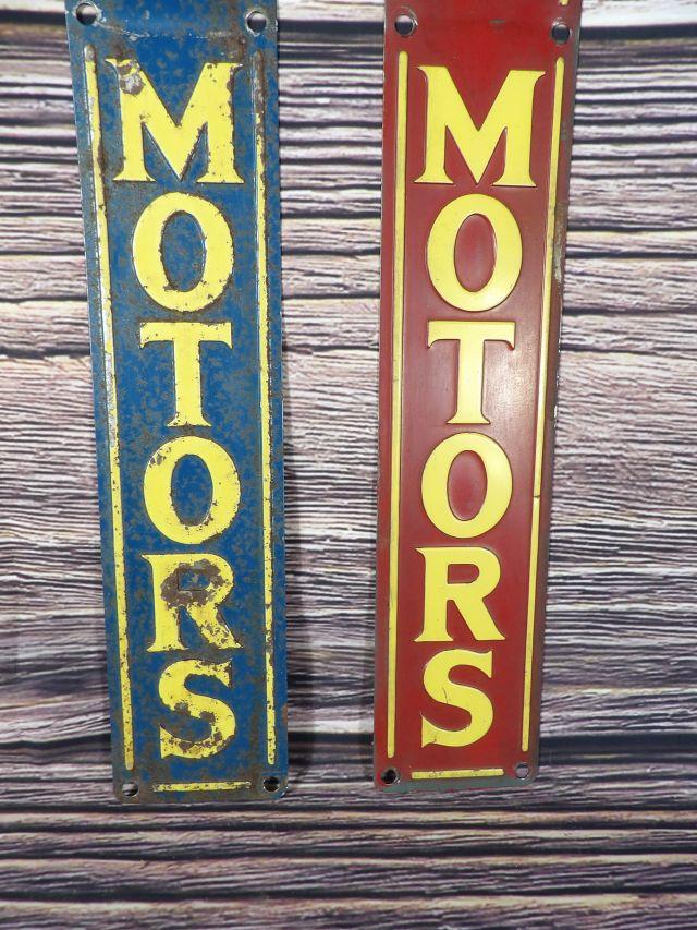 Lot of (2) General Motors Vertical Signs