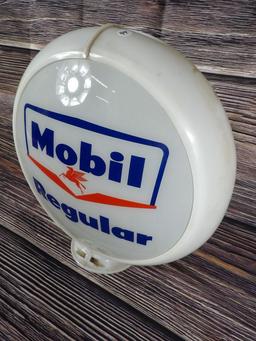 Mobil Regular Gas Pump Globe