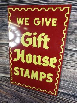 Gift House Stamps Flange Sign