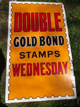 Gold Bond Stamps Sign