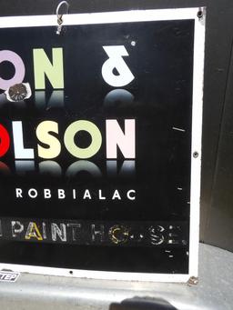 Jenson & Nicholson Union Paint House Porc. Sign