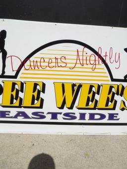 Pee Wee's East Side Strip Club Sign