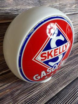 Skelly Fortified Gas Pump Globe
