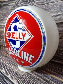 Skelly Fortified Gas Pump Globe