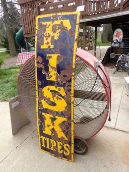 Fisk Tires Porc. Sign