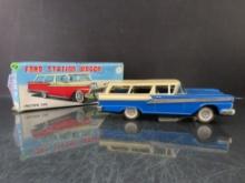 1959 Ford Station Wagon Friction Car with Box