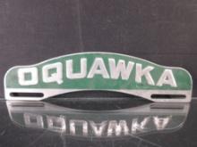 Oquawka, IL License Plate Topper