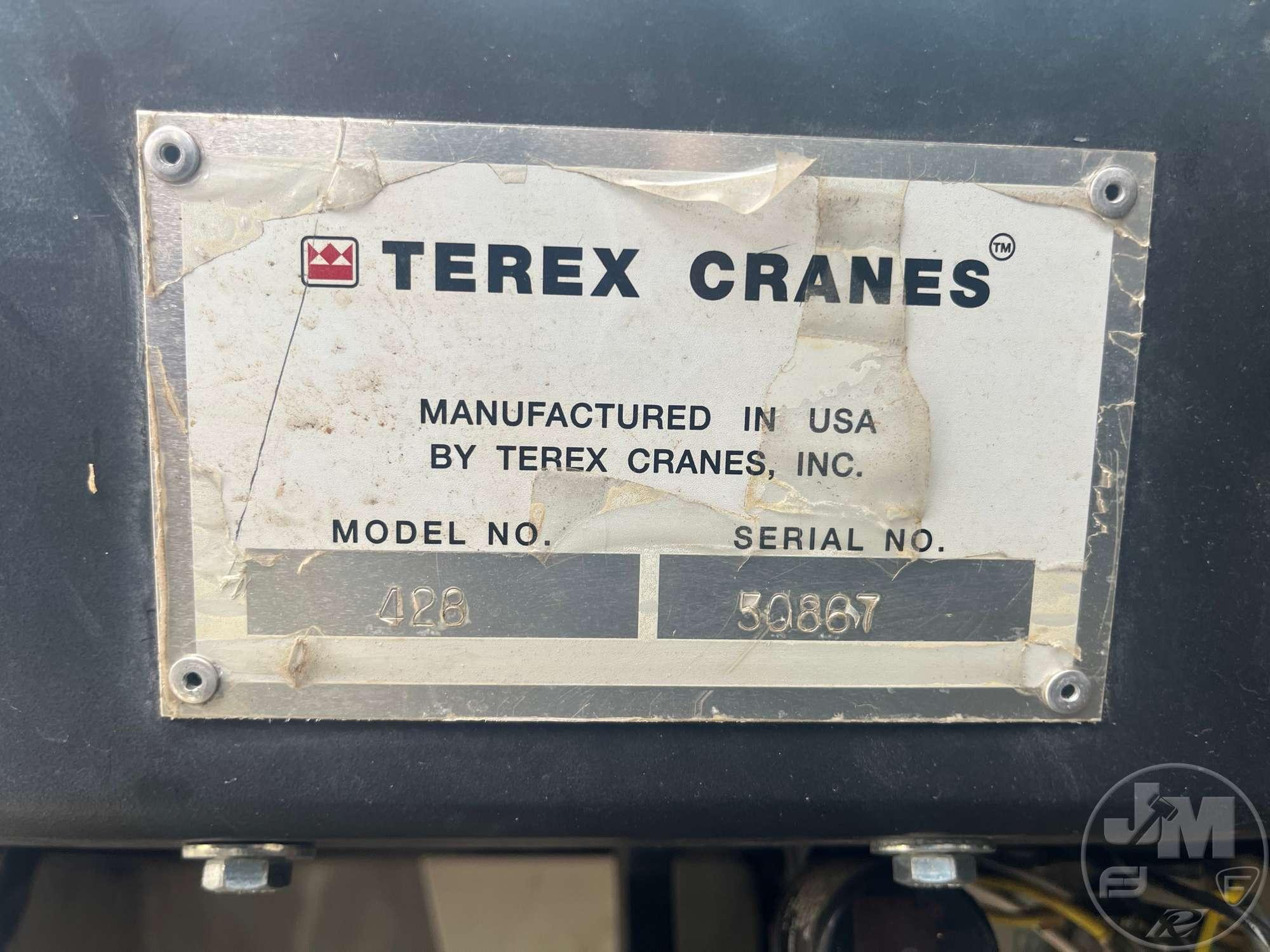 1997 TEREX T340 SN: 60314926 HYDRAULIC CRANE