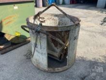 GAR-BRO EQUIPMENT 413-G SN: O2216B CONCRETE BUCKET