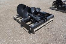 New! Wolverine Skid Steer Auger Drive and Bit Attachment