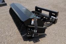 New! Wolverine Skid Steer Angle Broom Industrial Series Attachment