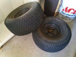 Pair of Tires, Mower?