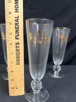 Budweiser Millennium Glasses, Set of 3
