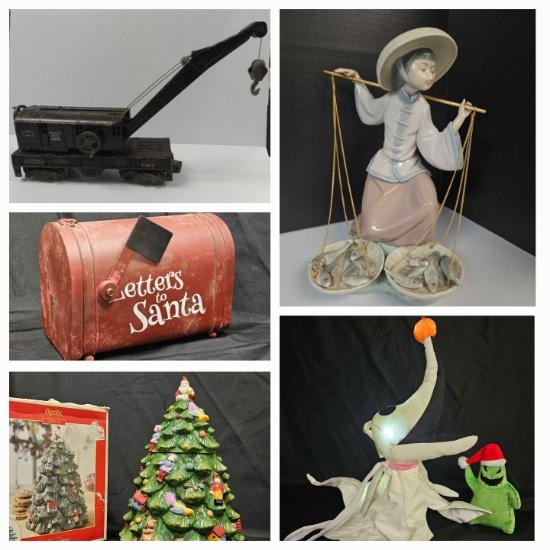 Lladros, Trains, Christmas in July Online Auction