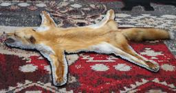 Red Fox Felted Rug Taxidermy Mount