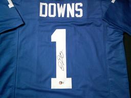 Josh Downs Indianapolis Colts Autographed Custom Football Jersey Beckett Hologram