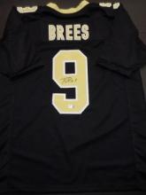 Drew Brees New Orleans Saints Autographed Custom Football Jersey GA coa