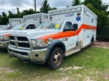 2016 Ram 4500 Ambulance, VIN # 3C7WRKCL2GG243447