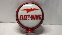 Original Fleet Wing Gas Pump Globe