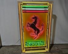 Custom Ferrari Tin Neon Sign