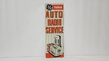 Original Auto Radio Service Tin Sign