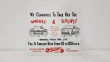Original Wiggle & Bounce Tin Sign