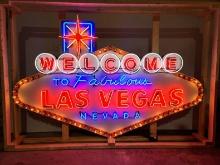 Custom Las Vegas Tin Animated Neon Sign