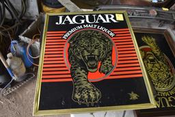 Jaguar Premium Malt Liquor Metal Sign