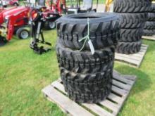 4 NEW 10-16.5 SKIDSTEER TIRES - SOLD AS ONE UNIT