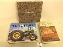 3 John Deere books, Genuine value book, tractor book & John Deere Company b