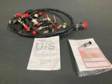 (LOT) CONTROL HARNESS 0301057960 (NEEDS REPAIR) & OIL TEMP PROBE RP210-00 (AS REMOVED)