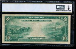 1914 $10 New York FRN PCGS 30