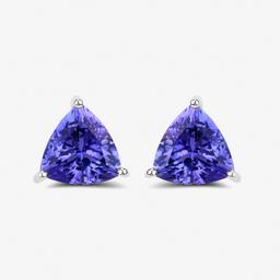 14KT White Gold 3.48ctw Tanzanite Earrings