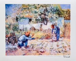 First Steps by Vincent Van Gogh Estate Signed Giclee