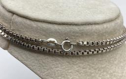 27.1g .925 Sterling Necklace 22"