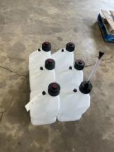 (6) New 5.5 Gallon VP Racing Gas Cans