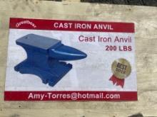 New Greatbear 200 IB Cast Iron Anvil